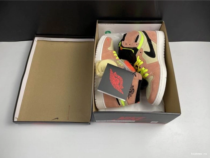 Cheap Jordan 1 Air Switch Peach CW6576-800 High 0710